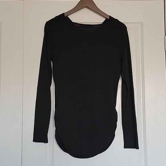 Banana Republic Ruched Sweater w Rounded Boat Neck - Picture 5 of 7